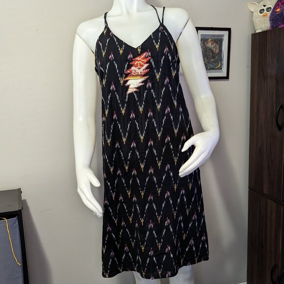 LOFT Dresses & Skirts - Loft Upcycled Grateful Dead Cotton Dress 6 EUC